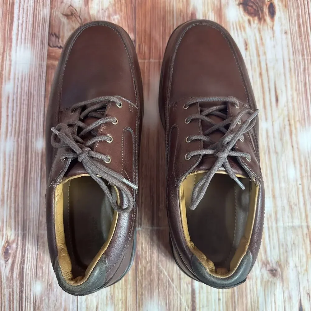 Red Wing 8637 Mens Size 11 D Brown Leather Slip Resistant EH Oxford Work Shoes